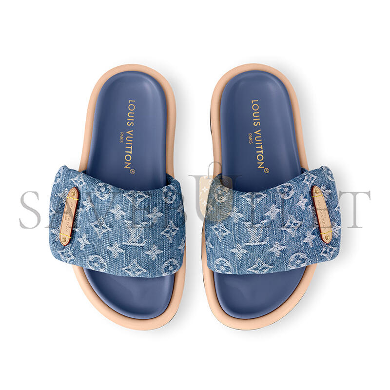 l0*is V*t0n pool pillow flat comfort mule 1aguzo